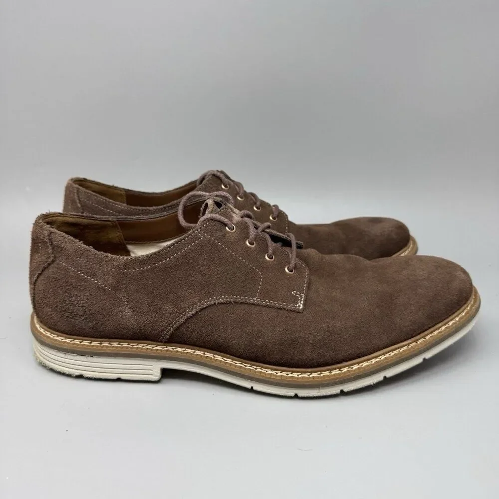 Timberland Naples Trail Oxford Suede Mens Casual Shoes Lace Up Size 13 Brown